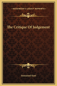 Critique Of Judgement