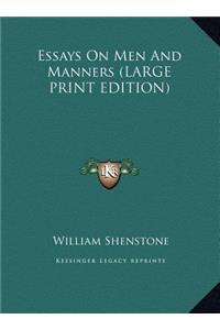 Essays on Men and Manners