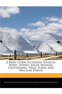 A Brief Guide to Energy Sources