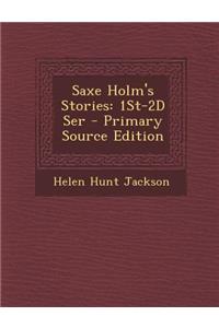Saxe Holm's Stories