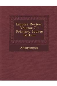 Empire Review, Volume 7
