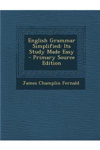 English Grammar Simplified