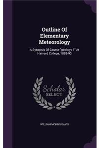 Outline of Elementary Meteorology