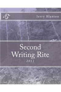 Second Writing Rite