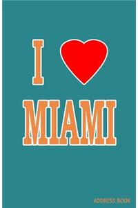 I Love Miami Address Book