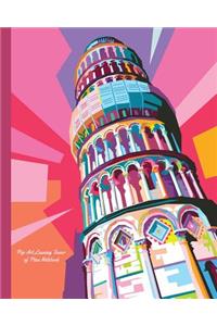 Pop Art Leaning Tower of Pisa Notebook