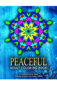 PEACEFUL ADULT COLORING BOOK - Vol.19