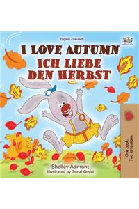 I Love Autumn (English German Bilingual Book)