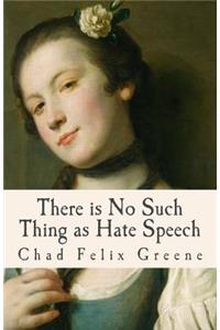 There is No Such Thing as Hate Speech