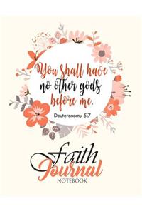 Faith Journal Faith Notebook 