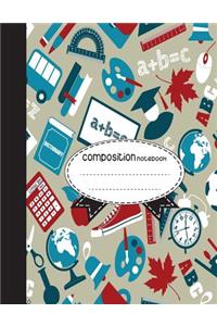 Composition Notebook, 8.5 x 11, 110 pages