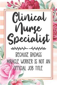 Clinical Nurse Specialist