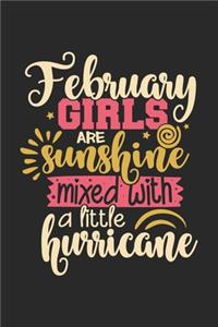 February girls are sunshine mixed with a little hurricane