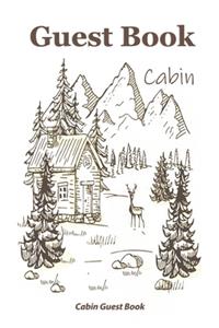 Cabin Guest Book Vacation Rental Guest Book and Memories