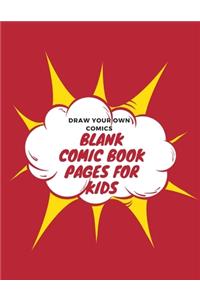 Blank Comic Book Pages For Kids