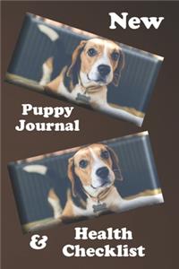 New Puppy Journal And Health Checklist