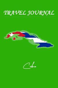 Travel Journal - Cuba - 50 Half Blank Pages -