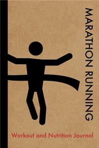 Marathon Running Workout and Nutrition Journal