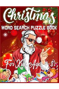 Christmas Word Search Puzzle Book For Kids Ages 4-8