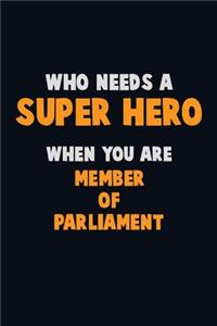 Who Need A SUPER HERO, When You Are Member of Parliament