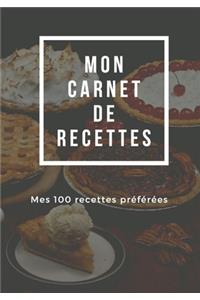 Mon carnet de recette