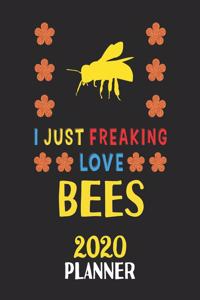 I Just Freaking Love Bees 2020 Planner