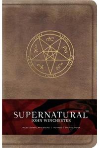 Supernatural: John Winchester Hardcover Ruled Journal