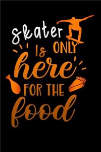 skater is only here for the food