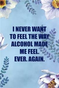 I Never Want To Feel The Way Alcohol Made Me Feel. Ever. Again.