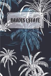 Brades Estate: Ruled Travel Diary Notebook or Journey Journal - Lined Trip Pocketbook for Men and Women with Lines