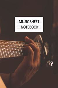 Music Sheet Notebook