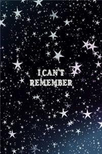 I Can't Remember