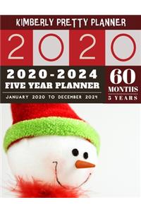 5 year planner 2020-2024