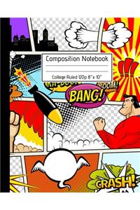 Composition Notebook College Ruled 120p 8