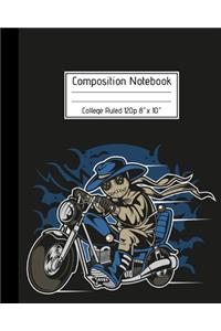 Composition Notebook College Ruled 120p 8
