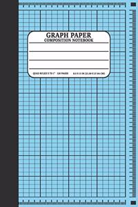 Graph Paper Composition Notebook