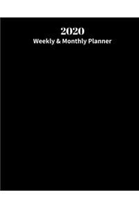 2020 Weekly and Monthly Planner