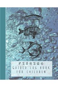Fishing guided log book for children