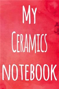 My Ceramics Notebook