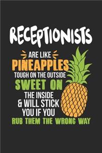 Receptionists Are Like Pineapples. Tough On The Outside Sweet On The Inside