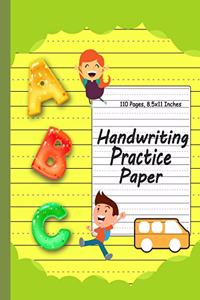 Handwriting Practice Paper-ABC kids