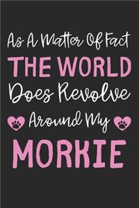 As A Matter Of Fact The World Does Revolve Around My Morkie