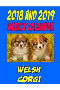 2018 and 2019 Weekly Calendar Welsh Corgi