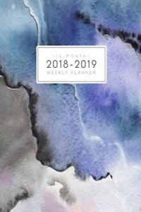 16 Month Weekly Planner 2018-2019