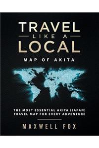 Travel Like a Local - Map of Akita