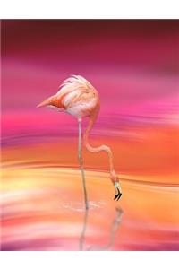 Notebook with Flamingo Cover