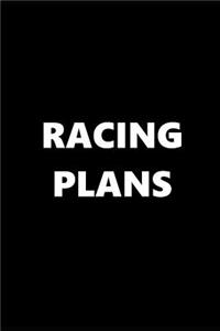 2019 Daily Planner Sports Theme Racing Plans Black White 384 Pages