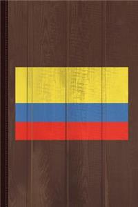 Colombia Flag Journal Notebook