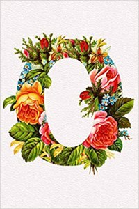 Floral Initials Dot Grid Journal - O