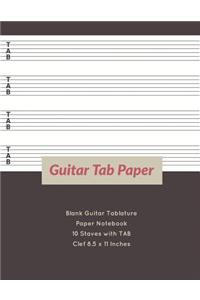 Guitar Tab Paper